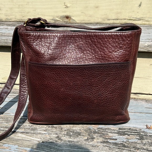 Coach Sonoma Brown Pebbled Leather Vintage Y2K Shoulderbag Handbag Distressed - Picture 4 of 14